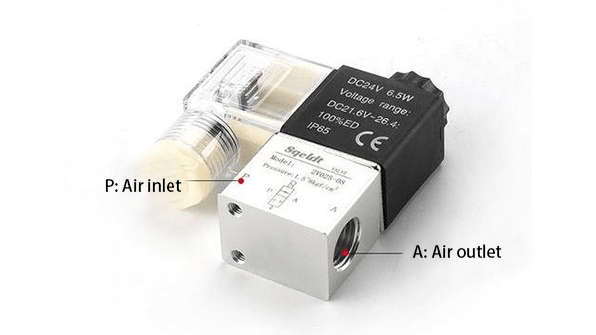 two-position two-way pneumatic solenoid valve